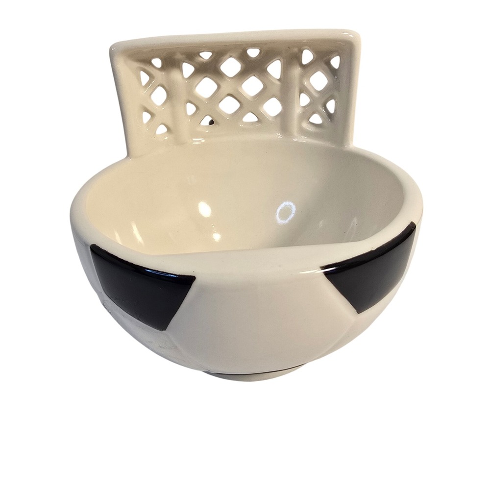 Maxis Creations The Mug With A Goal Soccer Ball Ceramic Novelty Mug White Black - Picture 2 of 8